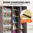 Wood 71.26'' H Media Shelves