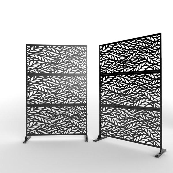 LGHM Laser Cut Metal Privacy Screen | Wayfair