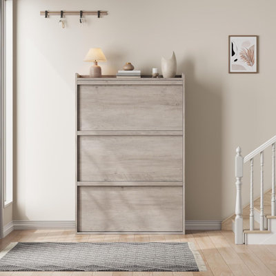 24 Pair Shoe Storage Cabinet