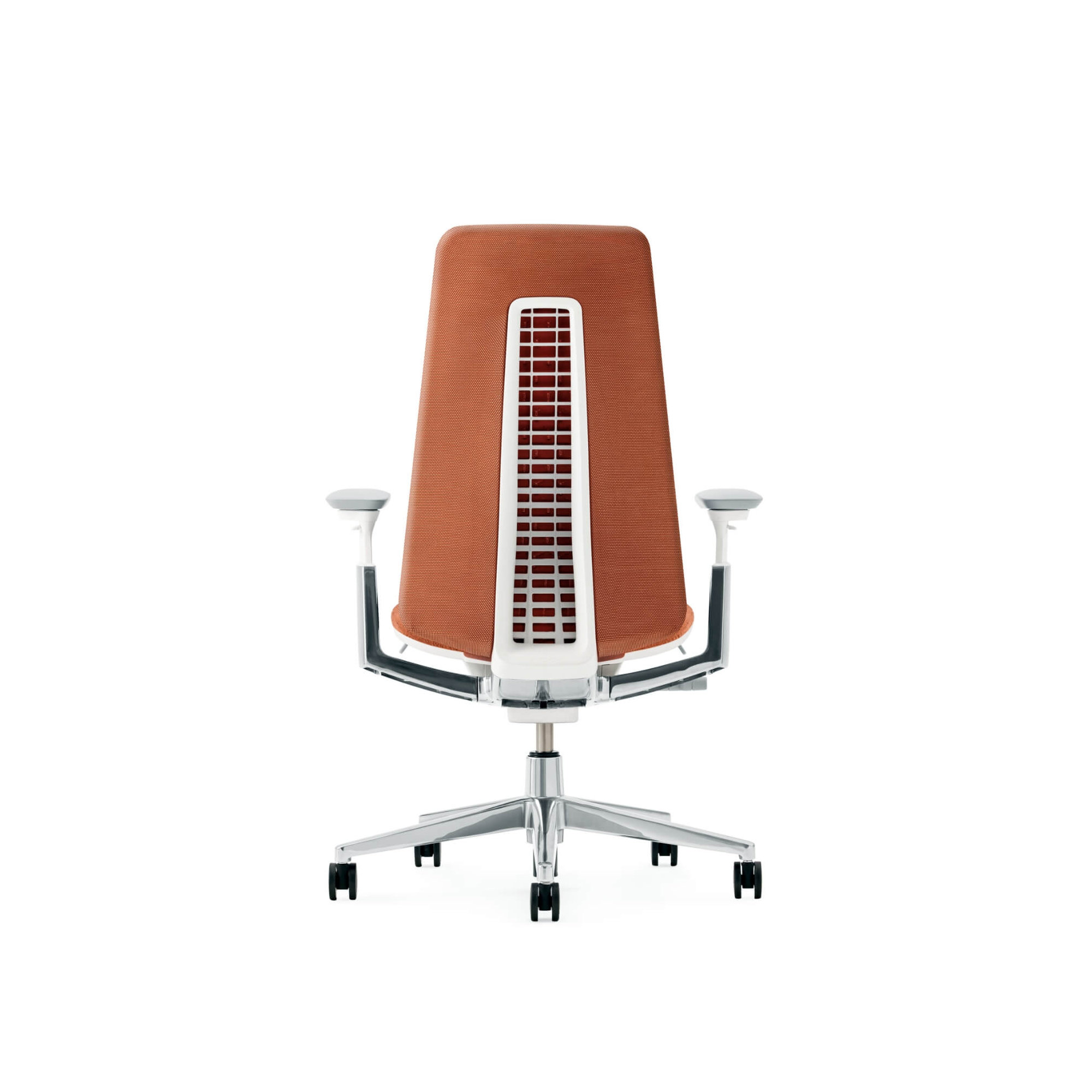 Haworth Fern Digital Knit Task Chair, Ember, No