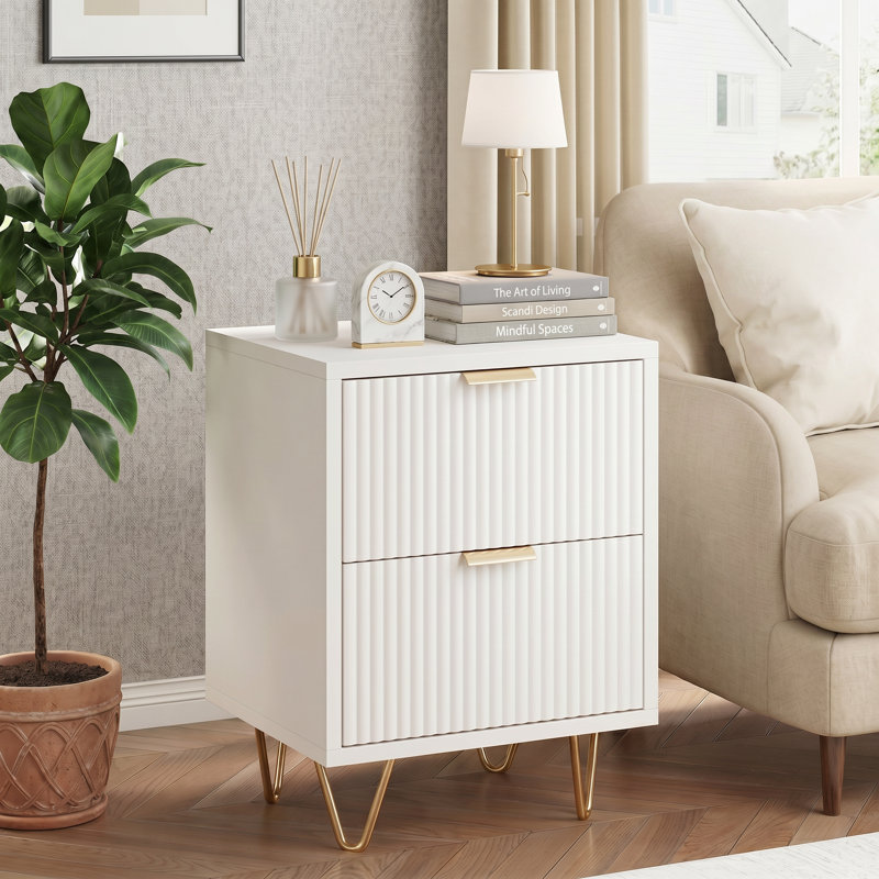 40 cm W Bedside Table