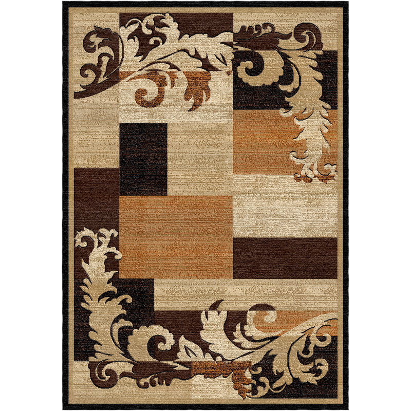 Tapis de couloir Gisello, Tapis de couloir 1 pi 9 po x 7 pi 2 po