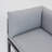 Bajrush Luxury Modular Garden Furniture Set with Fire Pit Table, Grey
