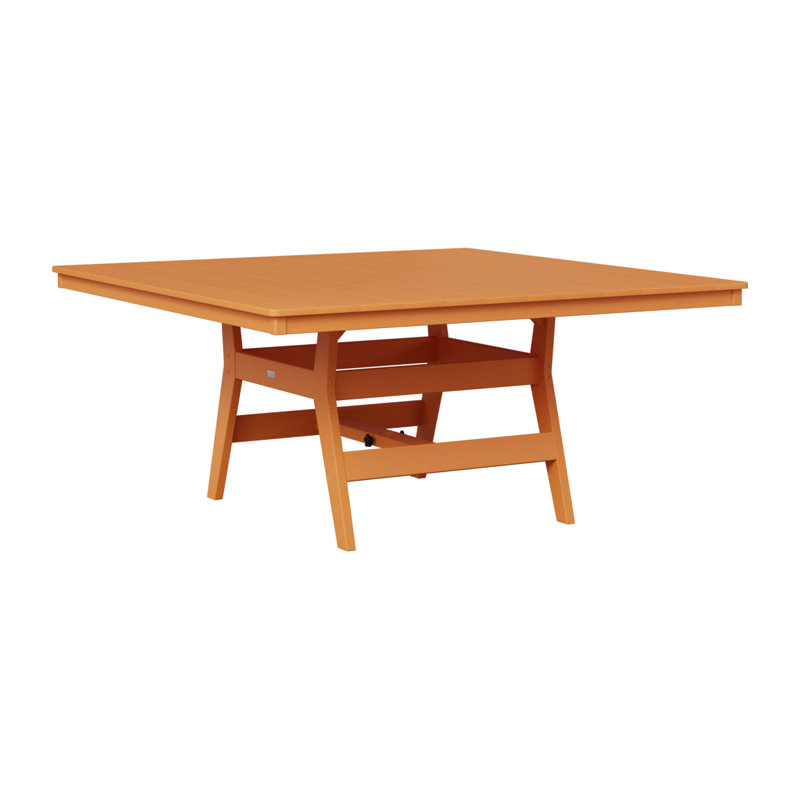 Berlin Gardens Harbor 66" Dining Table, Mango Orange, Mango Orange