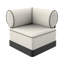 Brisa Outdoor Corner Wedge Lounge Chair-563910297-563910302