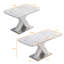 Table de salle à manger moderne carrée l 31,5 po Jameer-91878411-91878413