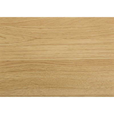 Bureau pour ordinateur portable 30 po avec finition en stratifié naturel - Design contemporain et structure en métal blanc solide