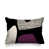 Mauve / noir / blanc cassé