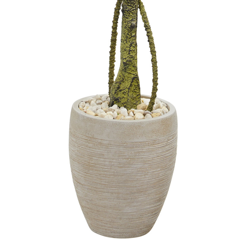 Topiaire à fleurs artificielle 53,5" en pot