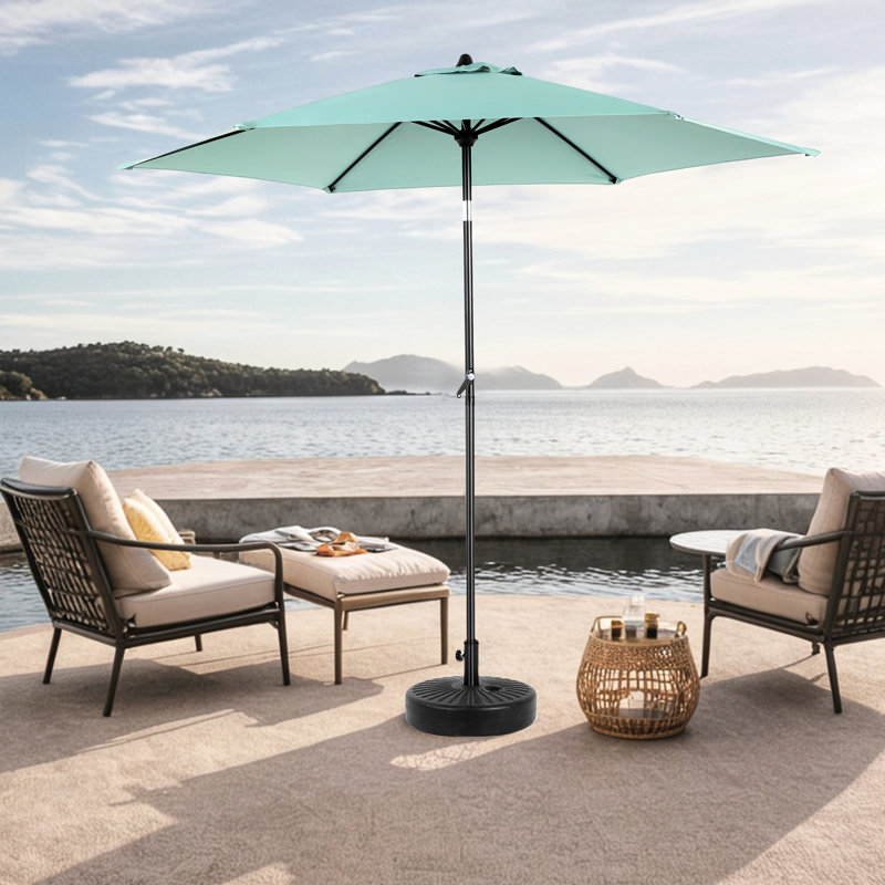 Parasol d'extérieur kaki 9 pi Verada - et parasol stable. Fonctionnement de la manivelle à bouton-poussoir. Pour la cour, la piscine, la terrasse. 100% stable auvent kaki. Système d'ouverture / fermeture pratique. Terrasse, piscine.