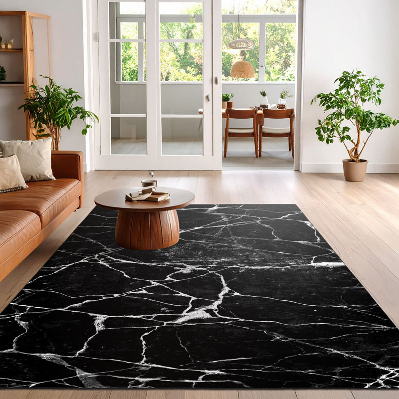 Antibacterial Hall Carpet, 39.4 x 59.1 inches | 100% Polyester, 0.4 in Pile Height, Non-Slip PVC Felt Dot Underside | Machine Washable, 3D Digital Printing, Durable & Stylish for Modern Home Décor