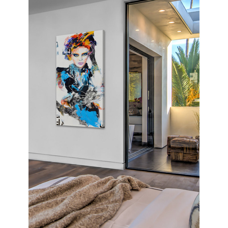 "Extravaganza", reproduction sur toile tendue, H 24 po x l 12 po x P 1,5 po