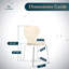 Chaise d'appoint de salle à manger empilable Edenfield-241978524-253412668-252932783