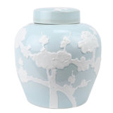 Farahn Handcrafted Porcelain China Jar