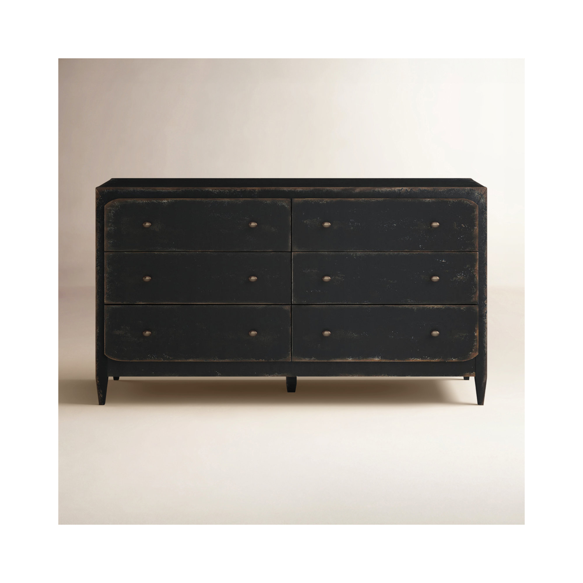 Chamberlain 6 - Drawer Dresser, Black