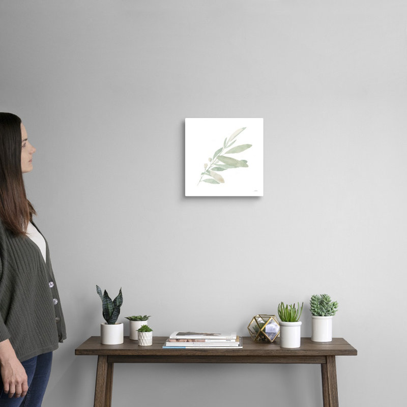 Art mural sur toile Sage I, Toile tendue, H 12 po x l 12 po