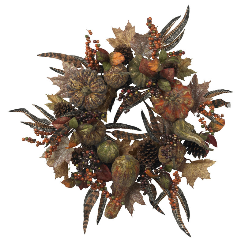 Couronne de citrouille 28 po