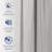 Kaori Chenille Room Darkening Single Curtain Panel-1593155087-1593155083