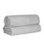 Ruvins Cotton Highly Absorbent Solid and Checkered Border Bath Sheet Set-1032231214