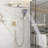 12" 2-Functiom Shower Faucet System Set with Rough-in Value-104845201