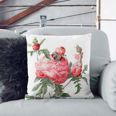 Floral Square Throw Cushion