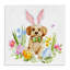 Toile chiot ludique de Pâques, design par Amy Hall-1246286285