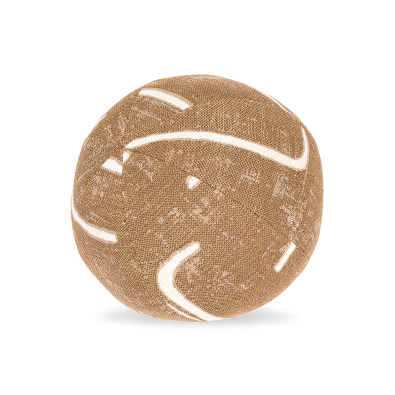 Instinct Orb Woven Accent Pillow Cover & Insert, Ivory