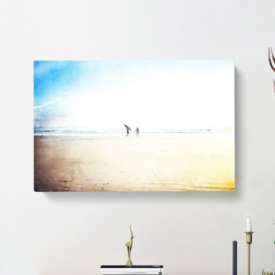Heading To The Surf - Wrapped Canvas