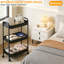 Chariot utilitaire roulant à 3 niveaux avec poignée