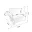 Chariot pliant 3 en 1 avec banquette et plateau de table rabattable à l'arrière - capacité de 500 lb, pneus de plage 9 po x 4 po pour le camping, orange-126447006