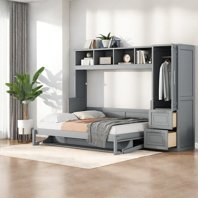 Lit escamotable moderne en MDF pour la maison
