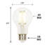 Ampoule DEL intelligente E26 / moyenne (standard) 3000 K-138767081