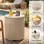 Table d'appoint extérieure 3-en-1 avec rangement - patio, piscine, terrasse-125053007