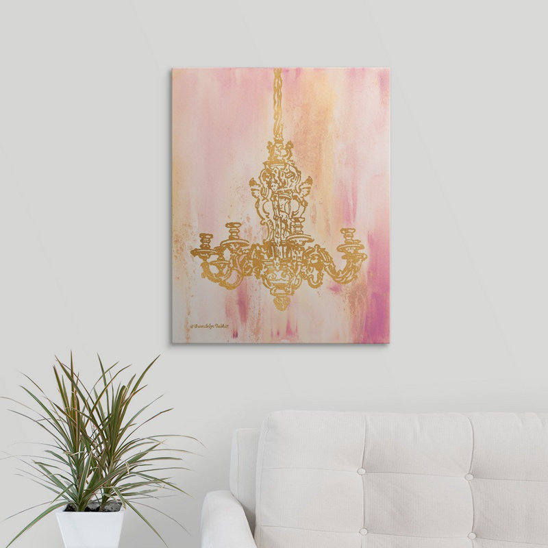 " Pink And Gold I " by Gwendolyn Babbitt House of Hampton® 