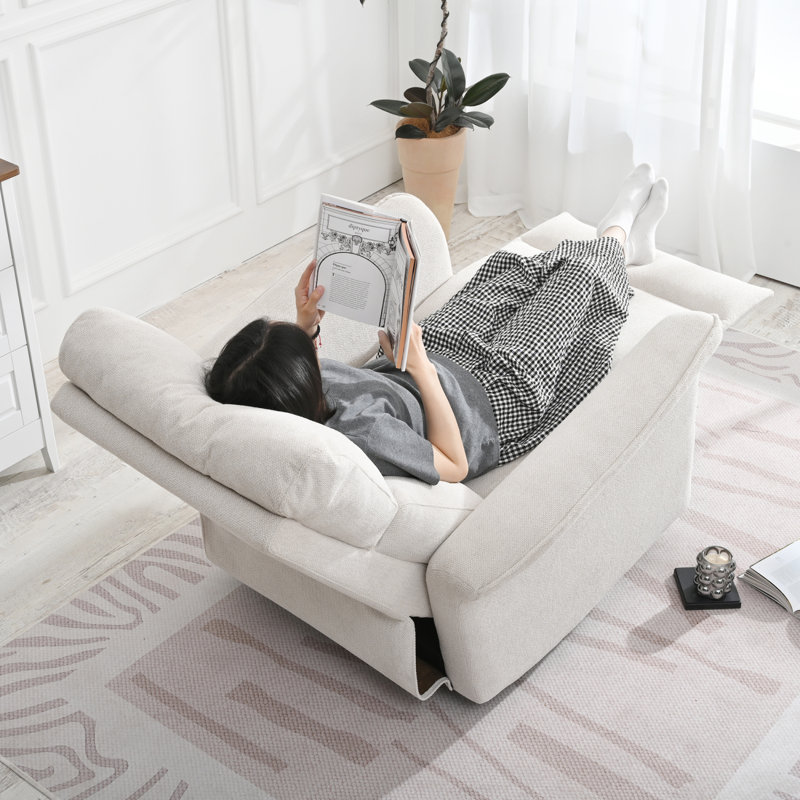 Fauteuil inclinable manuel berçant pour espaces compacts