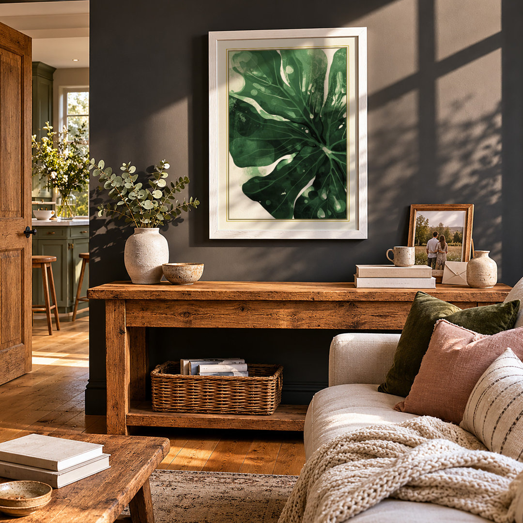 Tropical Foliage Study Botanical - Framed Print