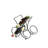 Corrales Tabletop Wine Bottle Rack in Black