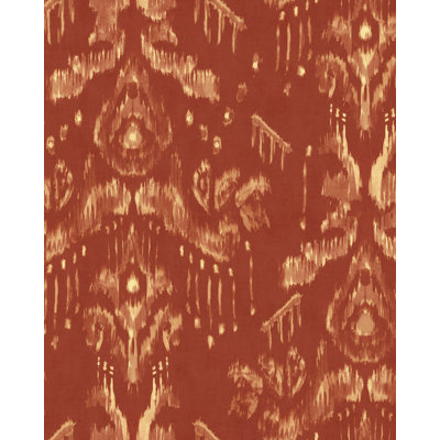 ANCESTRAL IKAT Copper Wallpaper