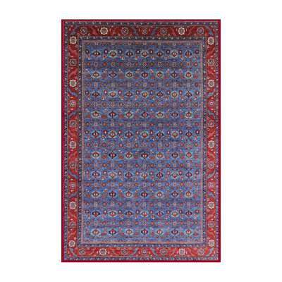 Tapis oriental bleu