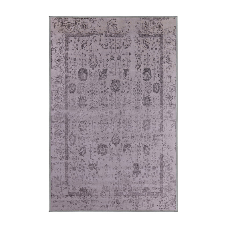 Tapis oriental gris / mauve, Rectangle 2 pi x 3 pi