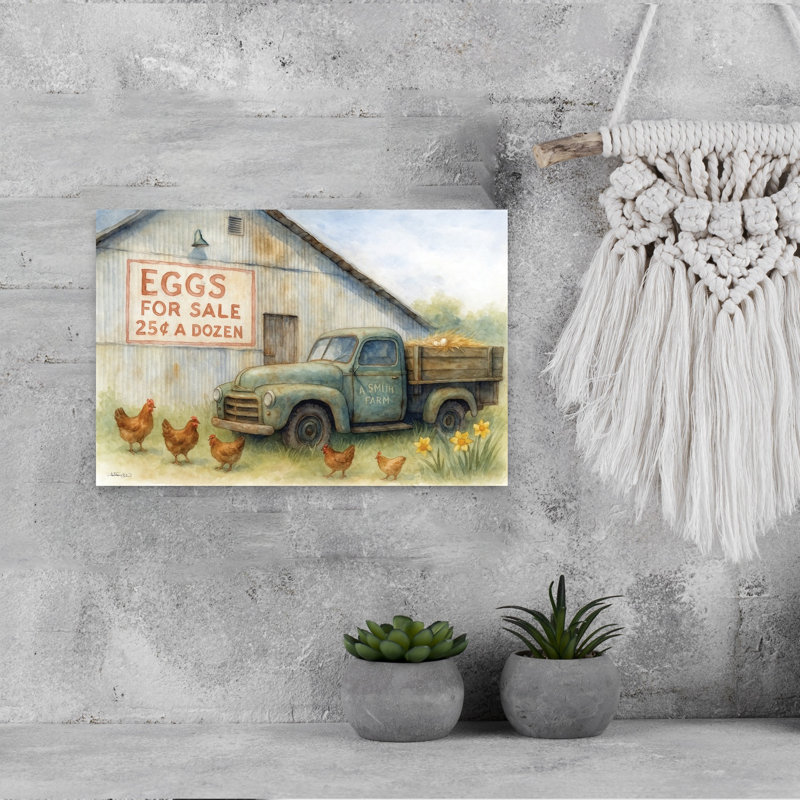 Spring On The Farm by Anthony Smith - Wrapped Canvas Print, 30.48cm H x 45.72cm W