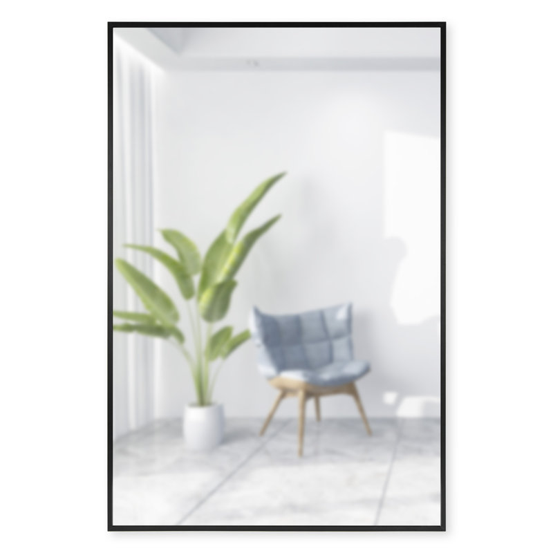 Miroir mural 24 po x 36 po, Noir