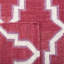 Tapis rouge / ivoire en laine / coton tissé à la main Stahl-272585650