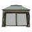 11X11FT Pop Up Gazebo, Mosquito Net For Outdoor Use With Carry Bag (Dark Gray)-125125332