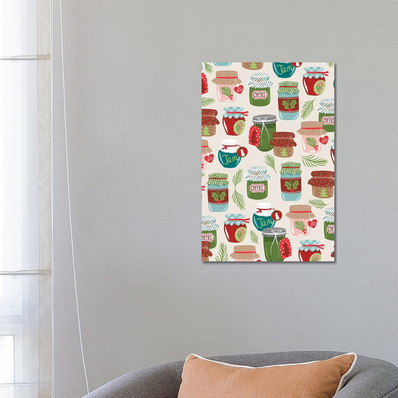 Festive Farmers Market III by Arrolynn Weiderhold - Wrapped Canvas Print