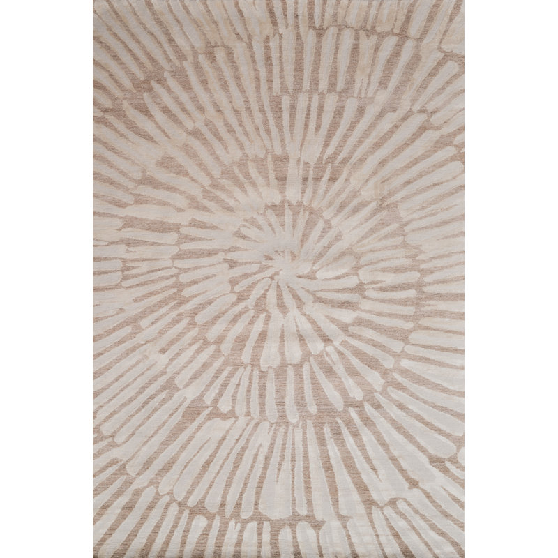 The Rug Company X Winch Design Ammonite Natural Area Rug, Rectangle 12' x 18'