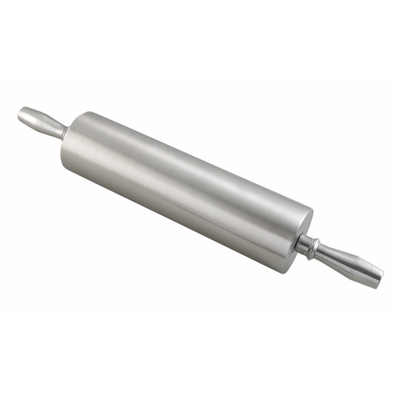 Rouleau à pâtisserie en aluminium Winco, H 21,5 po x l 3,5 po x P 3,75 po