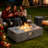 Black Rectangular Slate Fireplace