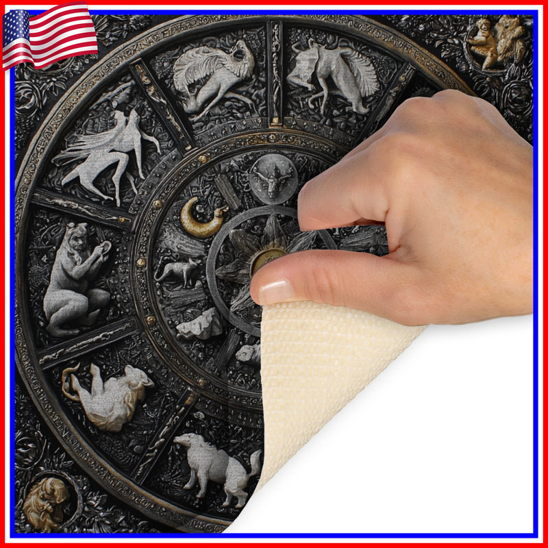 Tapis de bain Zodiac Astrology, L 24 po x L 17 po