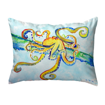 Outdoor Reversible Throw Pillow